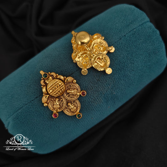 92.5-SILVER PEACOCK EARRINGS-RCM1506