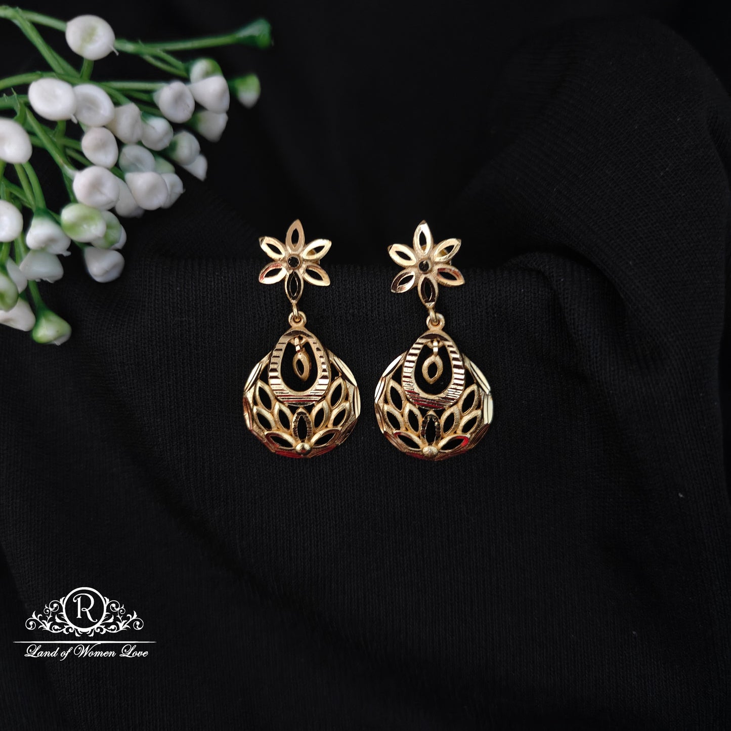 92.5 SILVER TURKSHY MODEL EARRINGS-RCM1400