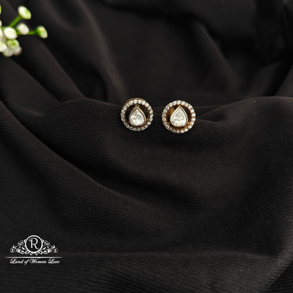 92.5 Silver Mossinatie Earrings-RCR140