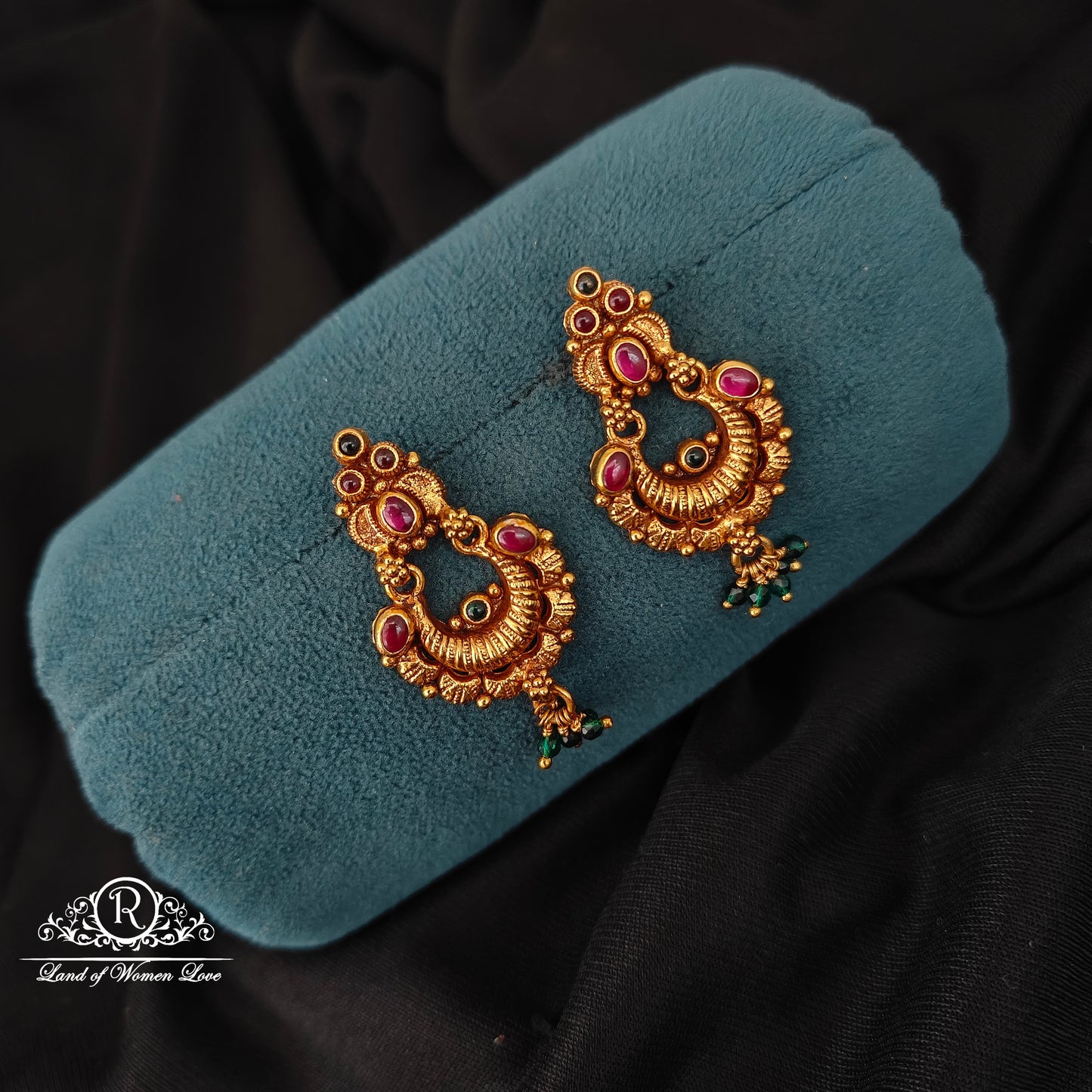 92.5 SILVER CHANDBALI EARRINGS-RCJR1051