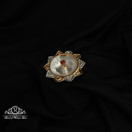 SILVER  POOJA DIYA-RCRS011