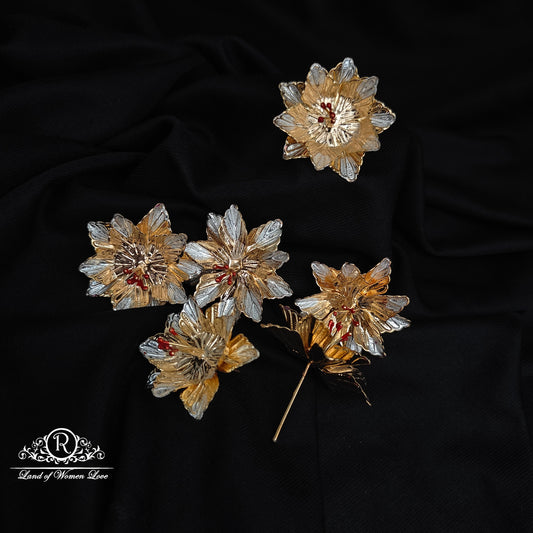 SILVER POOJA FLOWER -RCRS037