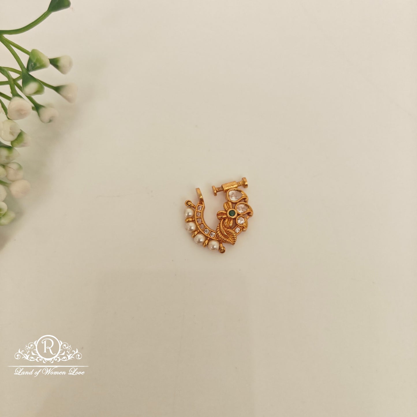 92.5 SILVER NOSE PIN -RCZP039