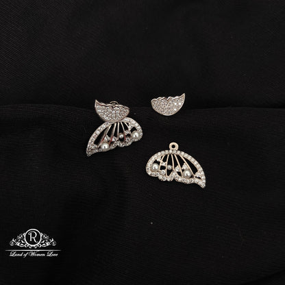 92.5 SILVER BUTTERFLY EARRINGS-RCG304