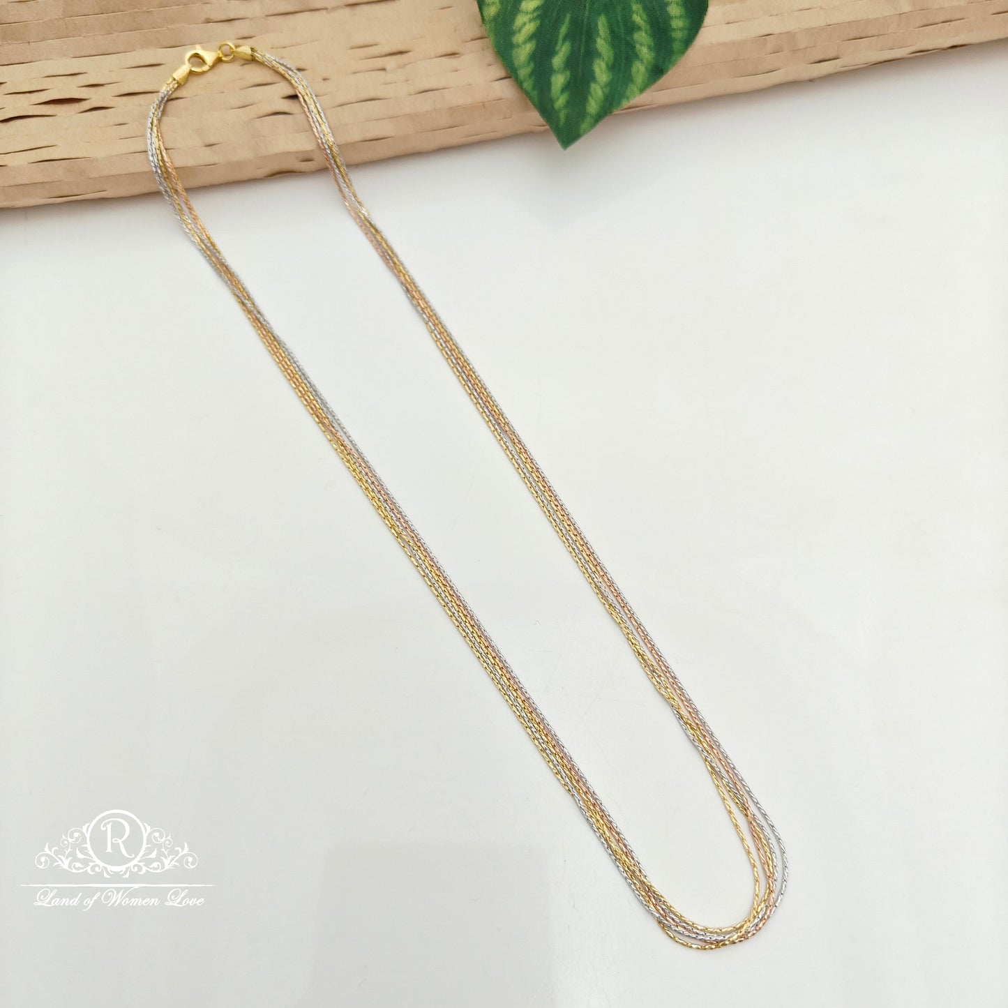 92.5 Silver 3Tone Italian Chain-RCSS017