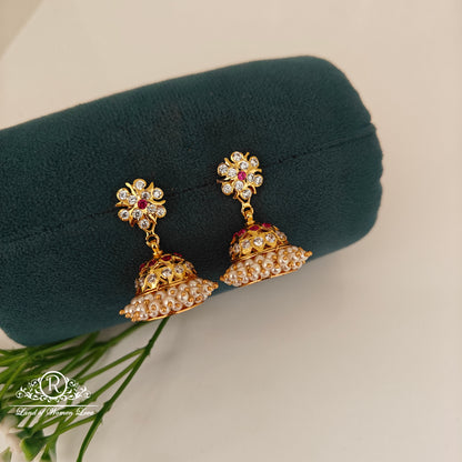 92.5 Silver handmade jumkas-RCK308