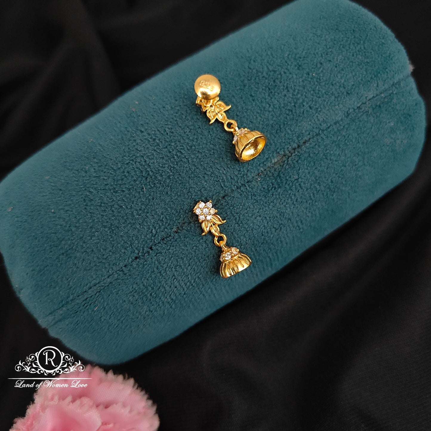 92.5 silver kids small size jumka-RCJR1034