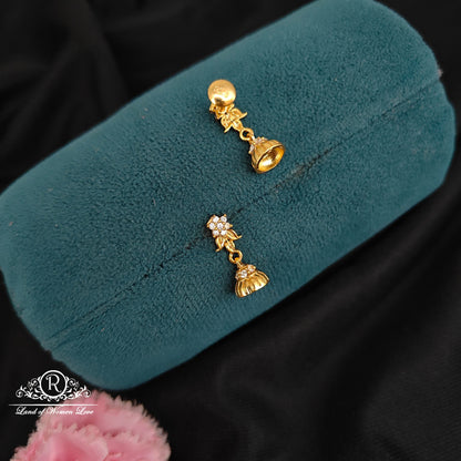 92.5 silver kids small size jumka-RCJR1034