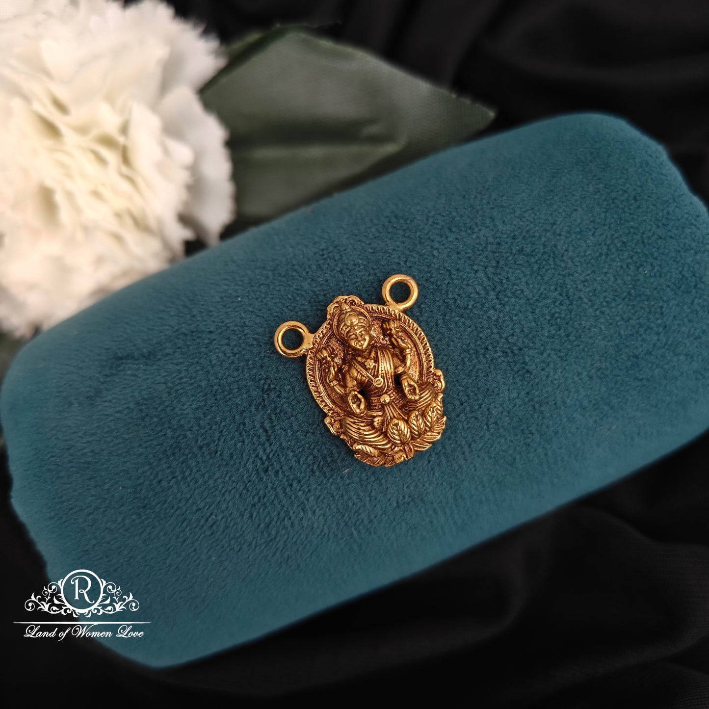 92.5-SILVER LAKSHMI DEVI MALA LOCKET -RCM1516