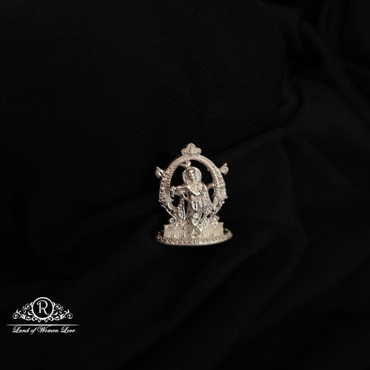 SILVER KRISHNA IDOL-RCRS102