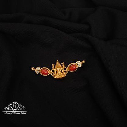 92.5 SILVER LAKSHMI DEVI MALA LOCKET-RCZP072