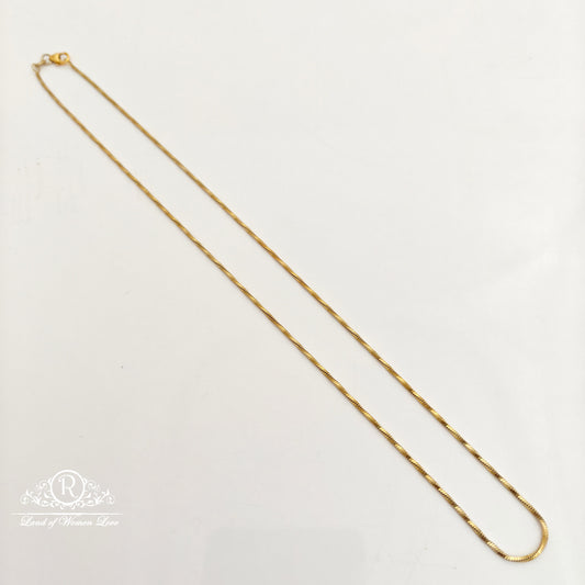92.5 Silver with gold polish chain-RCH1296