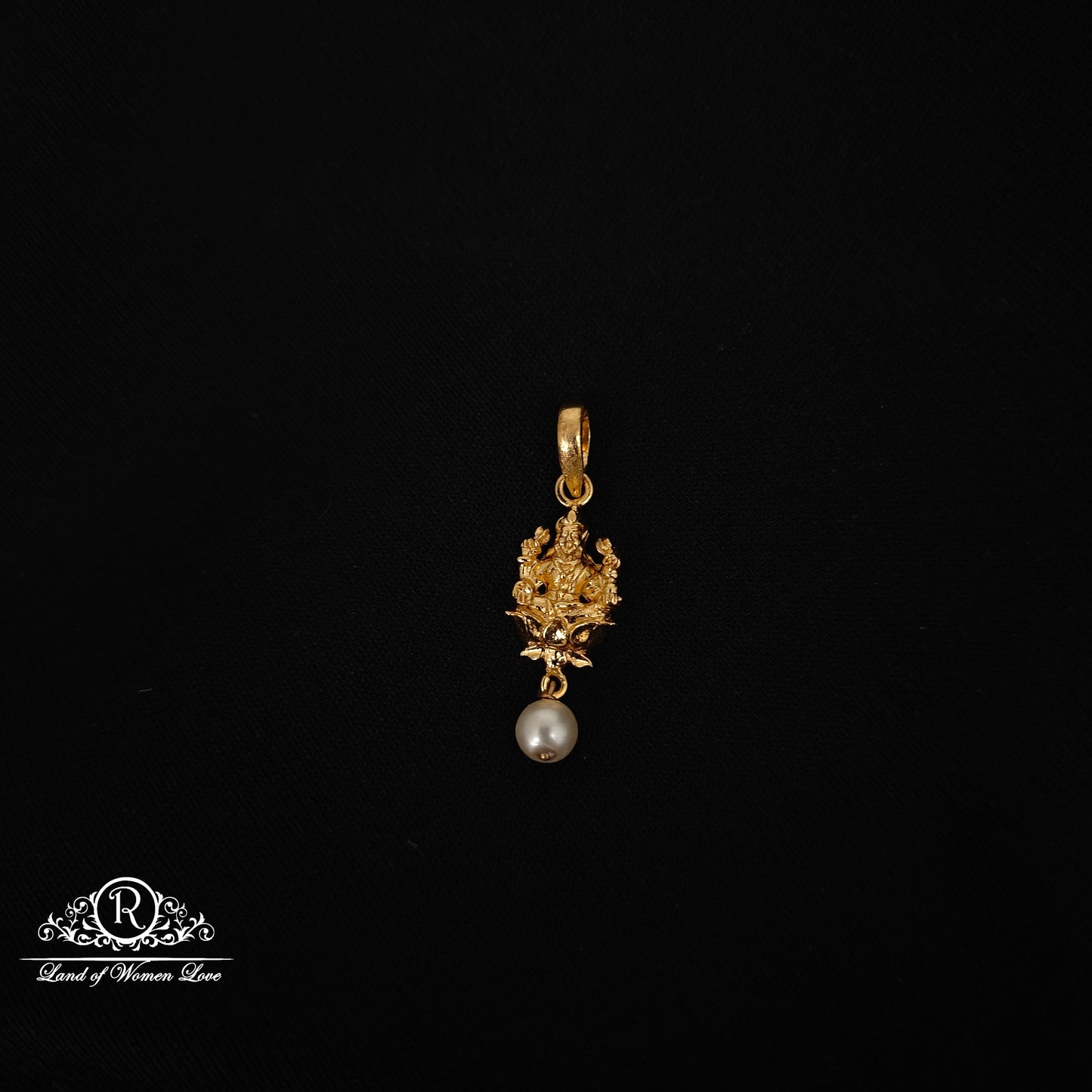 92.5 silver simple and Cute Lakshmi Devi Design locket -RCK123