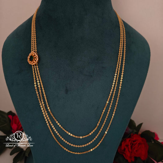 92.5 SILVER GOLD POLISH CHANDRAHARAM- RCH1100