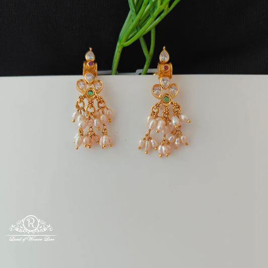 92.5 Silver gutapusalu Earrings-RCCP523