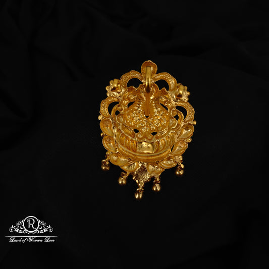 92.5-SILVER LAKSHMI DEVI PENDANT-RCZ983