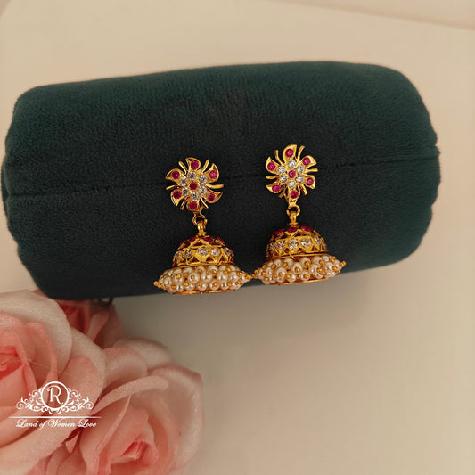 92.5 Silver handmade jumkas-RCK305