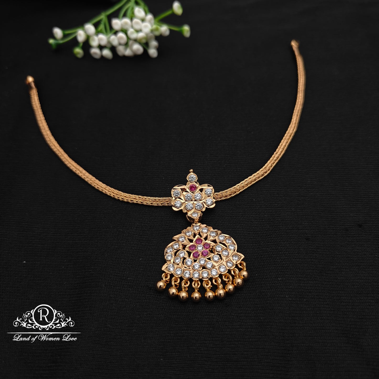 92.5 Silver Necklace-RCCP488