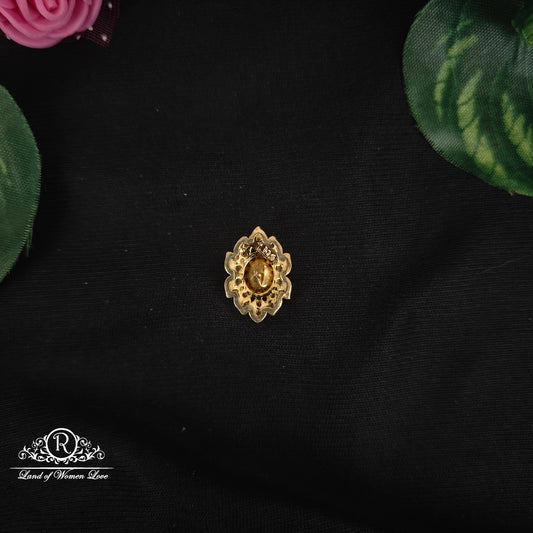 92.5-SILVER MOISSANITE SIDE LOCKET-RCMJ177