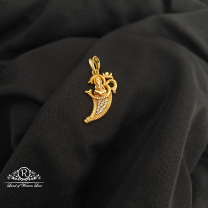 92.5 Silver with gold polish locket-RCR231