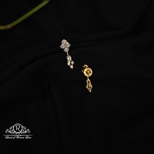 92.5 Silver simple and Cute earrings-RCH1022