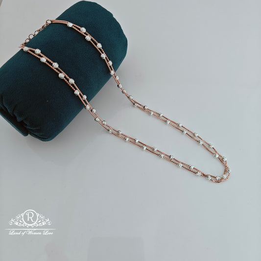 92.5 silver 2 tone italian chain-RCMC002
