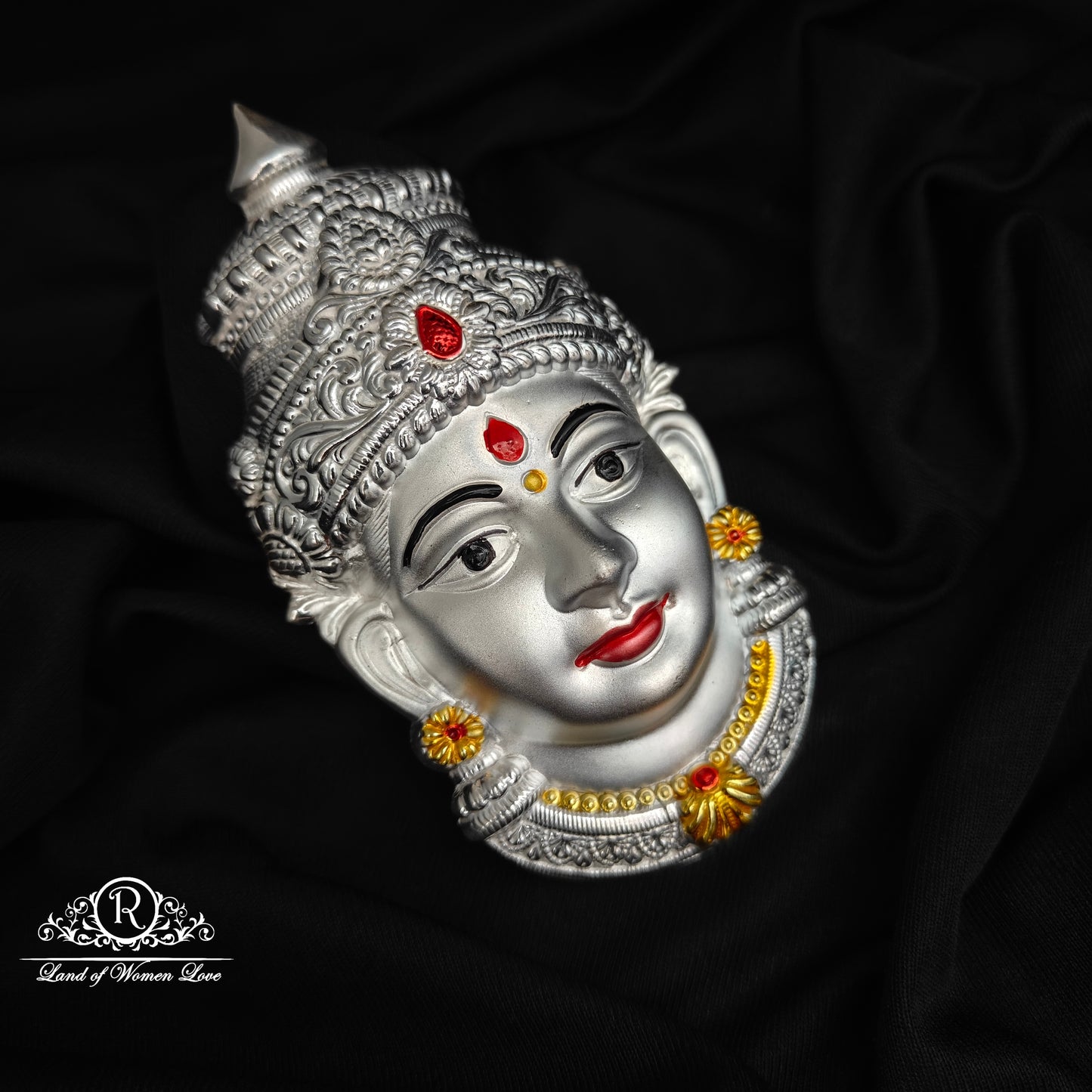 SILVER LAKSHMI DEVI FACE-RCRS009