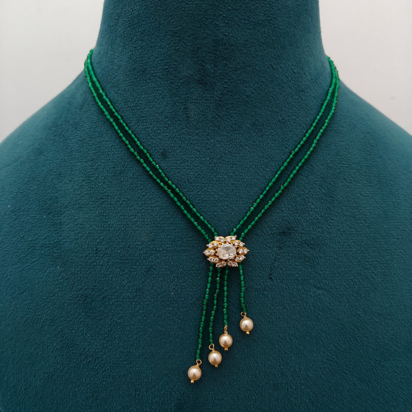 92.5 Silver Beads mala -RCH1276