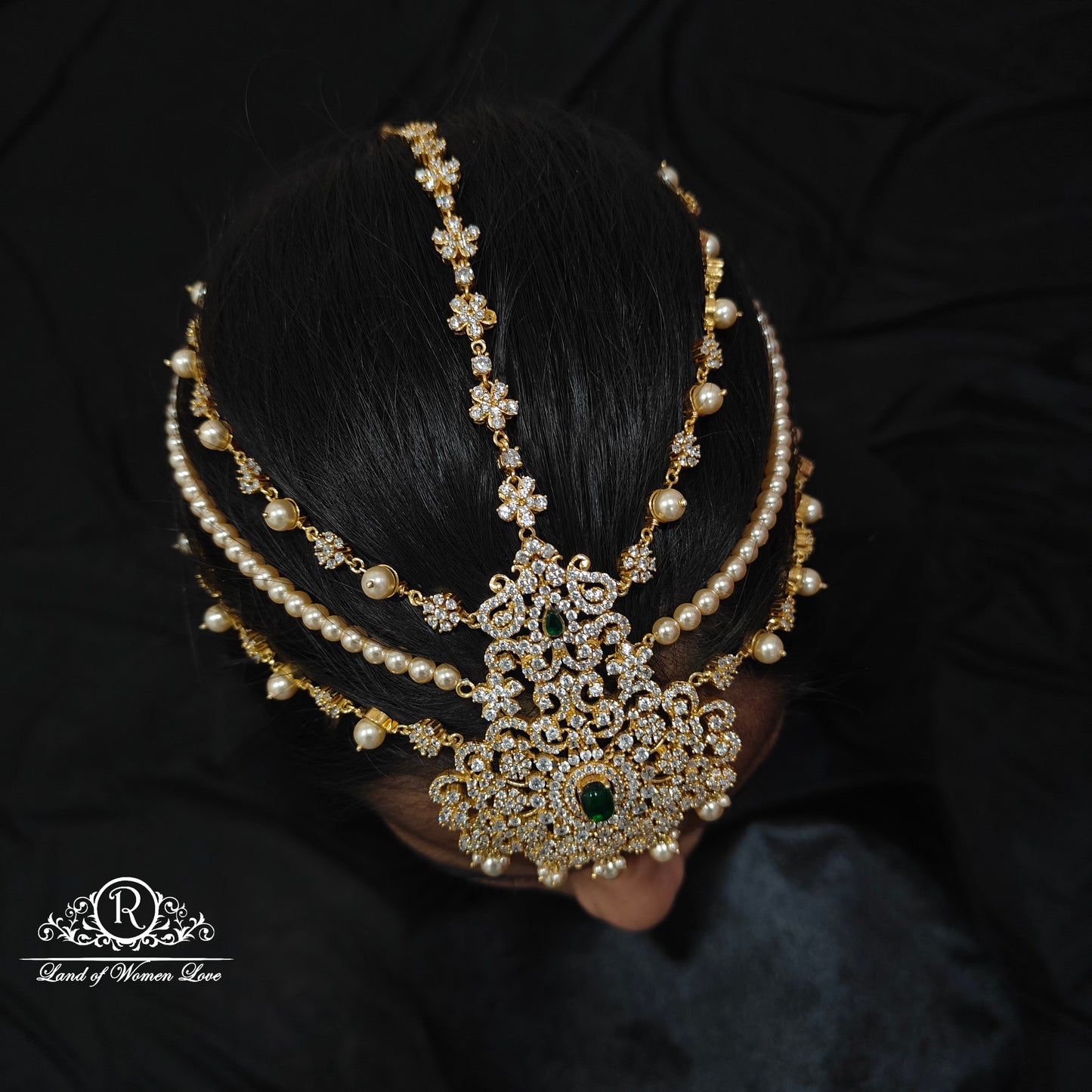 92.5 SILVER DIAMOND FINISH mathapatti-RCM1373