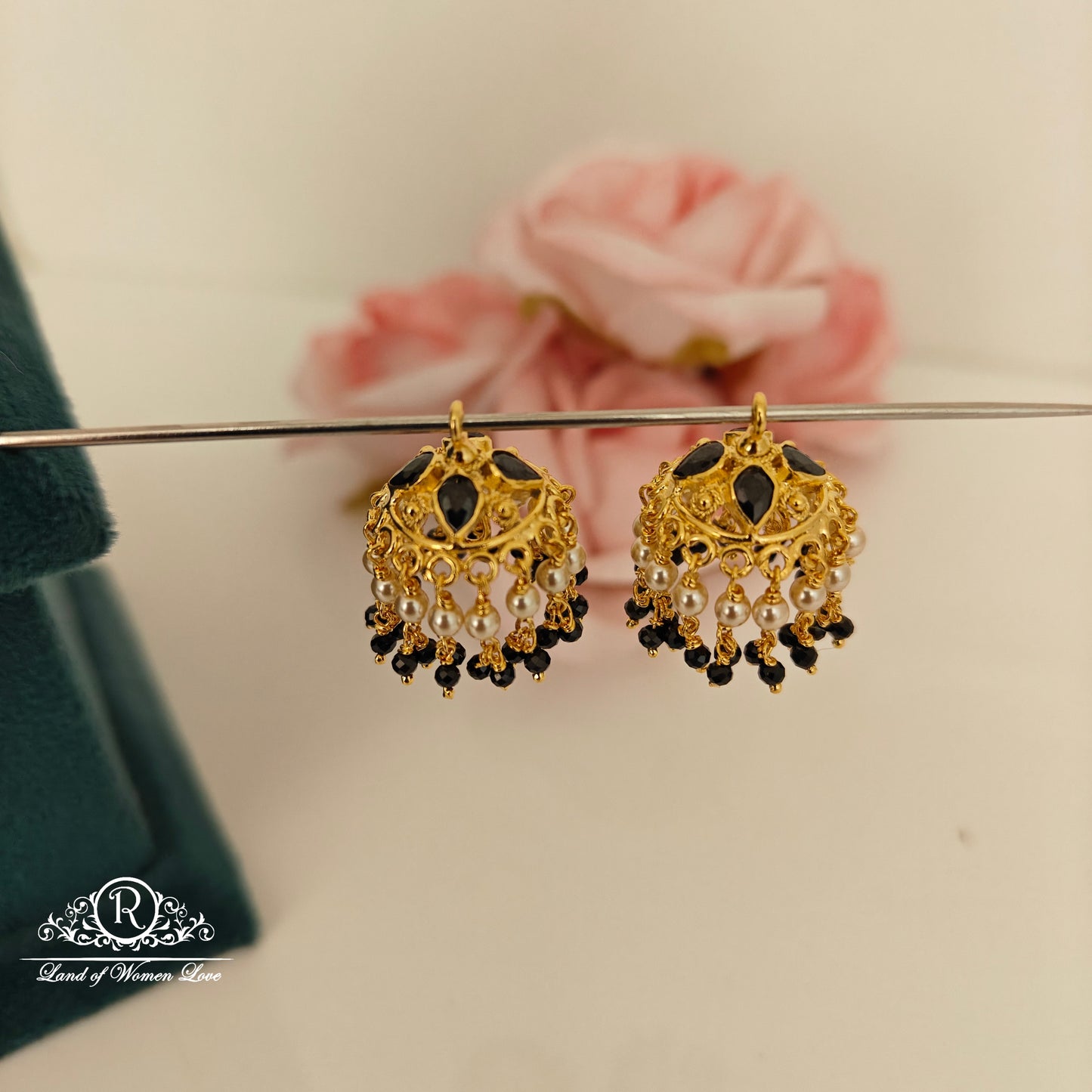 92.5 Silver changeable jumkas-RCBH017