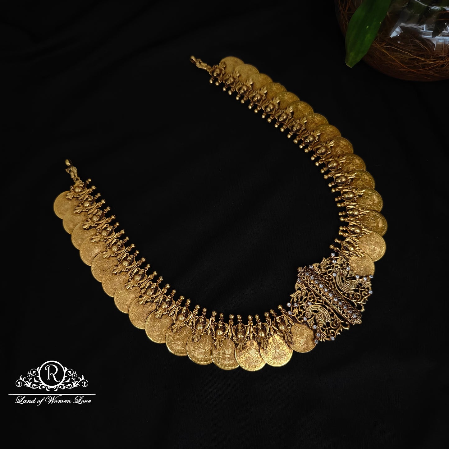 Silver kasu Necklace-RCM091264