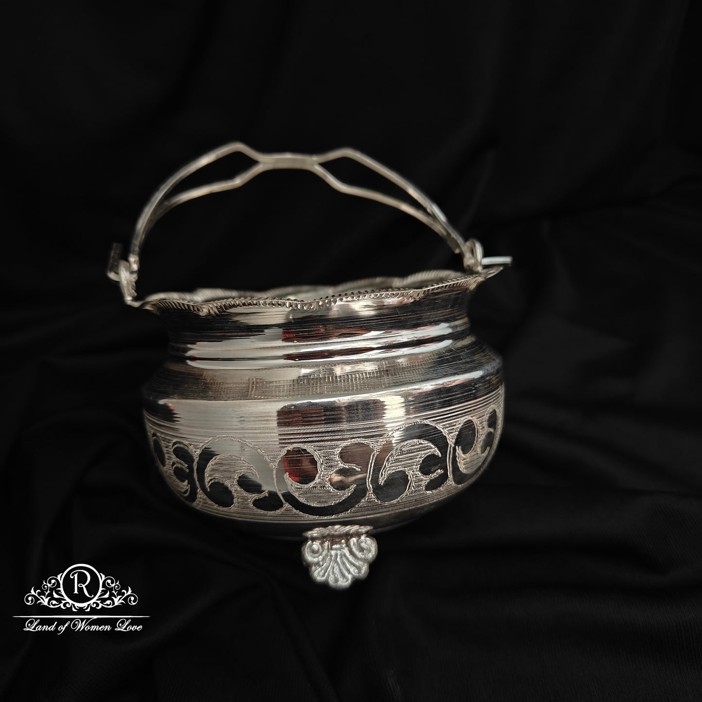 SILVER POOJA FLOWERS SAJJA-RCRS006