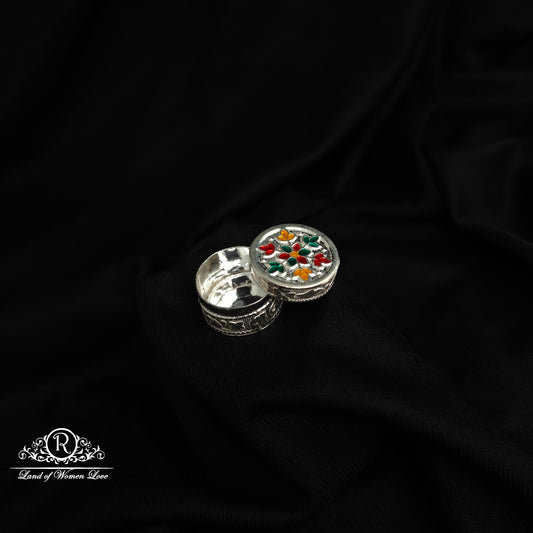 SILVER KUMKUM BOX-RCRS014
