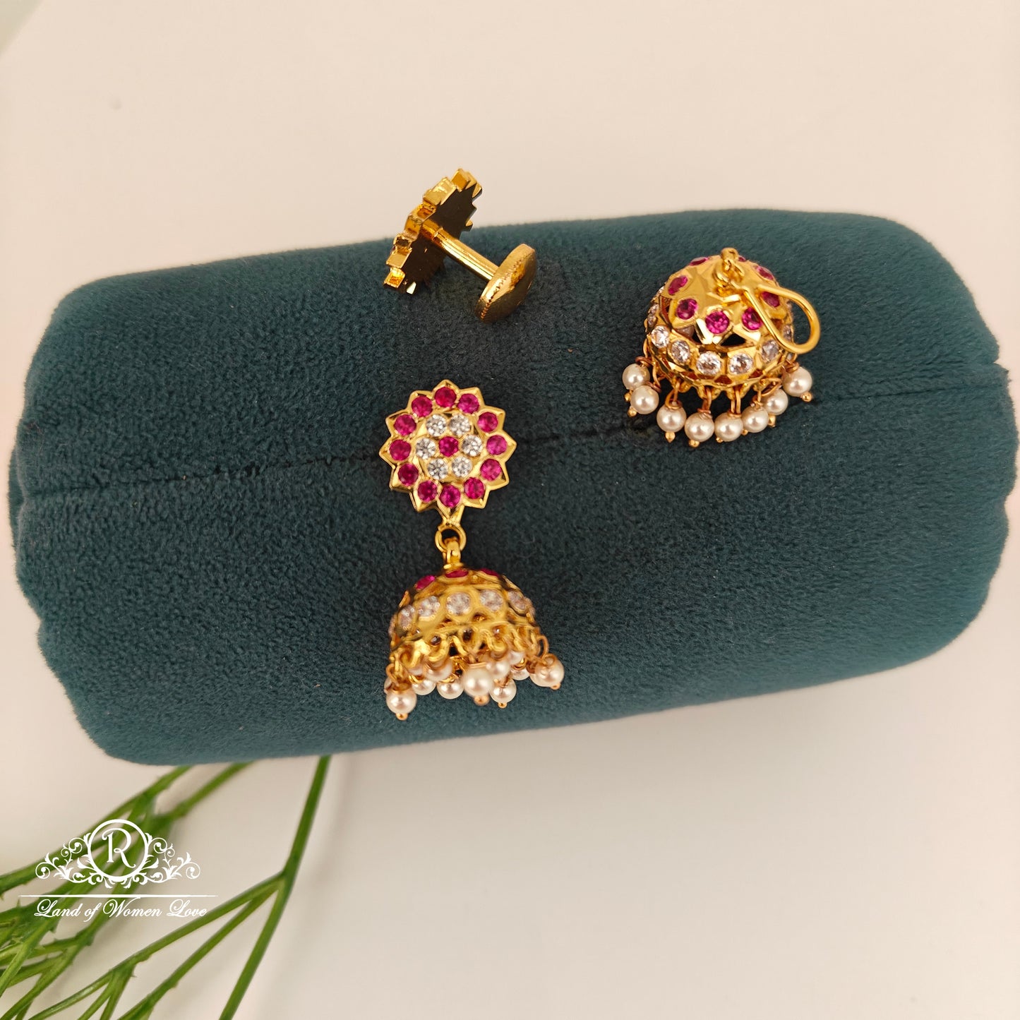 92.5 Silver handmade jumkas-RCK307