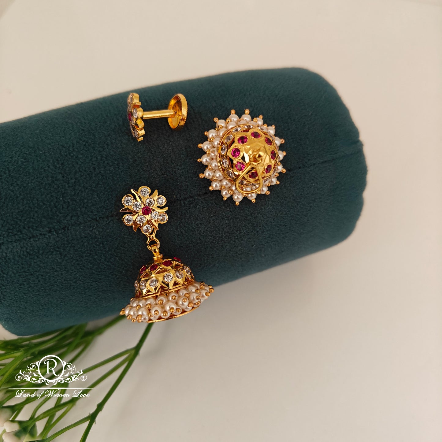 92.5 Silver handmade jumkas-RCK308