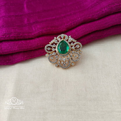 92.5 SILVER Diamond Finishing Pendant-RCSB001