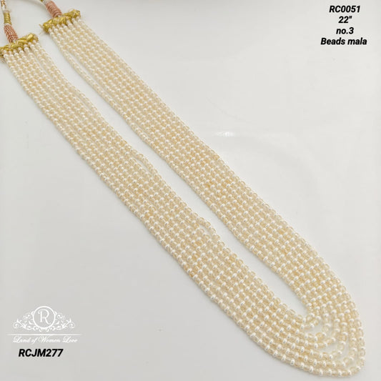 Light green beads potha mala RCJM277
