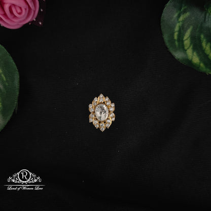 92.5-SILVER MOISSANITE SIDE LOCKET-RCMJ177