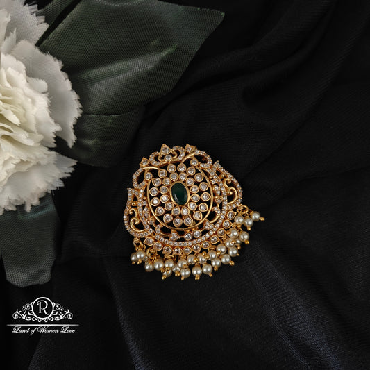 92.5-SILVER CZ PENDANT -RCM1528