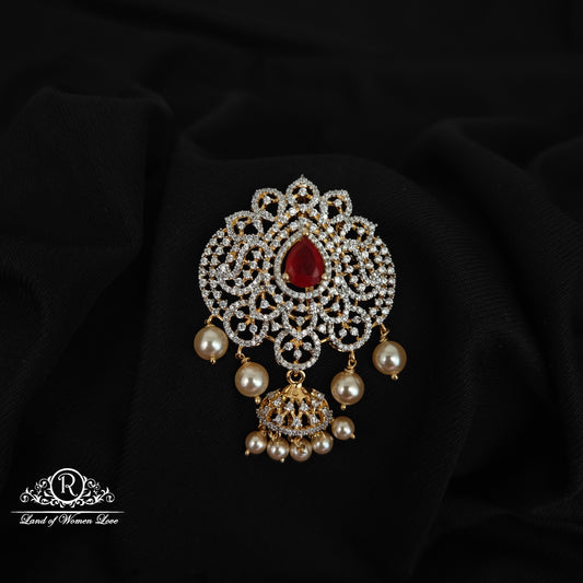 92.5 SILVER DIAMOND FINISHING PENDANT-RCM1449