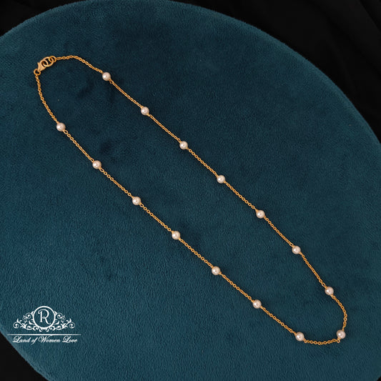 92.5-SILVER PEARLS BEADS MALA -RCZ1073