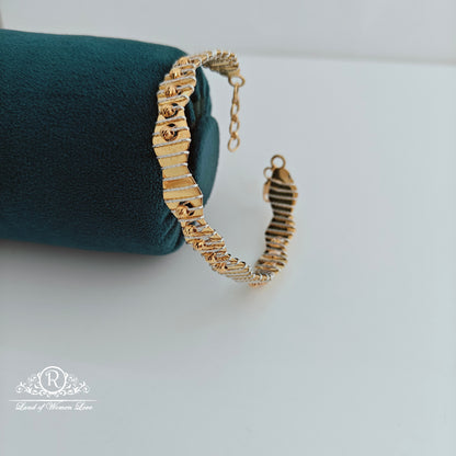 92.5 silver 2 tone italian Bracelet-RCMC008