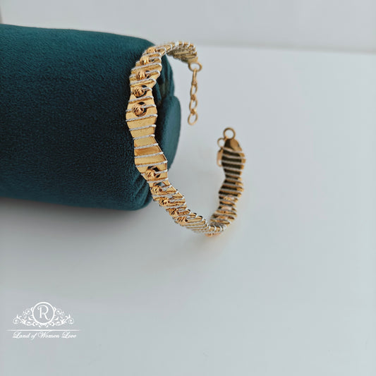 92.5 silver 2 tone italian Bracelet-RCMC008