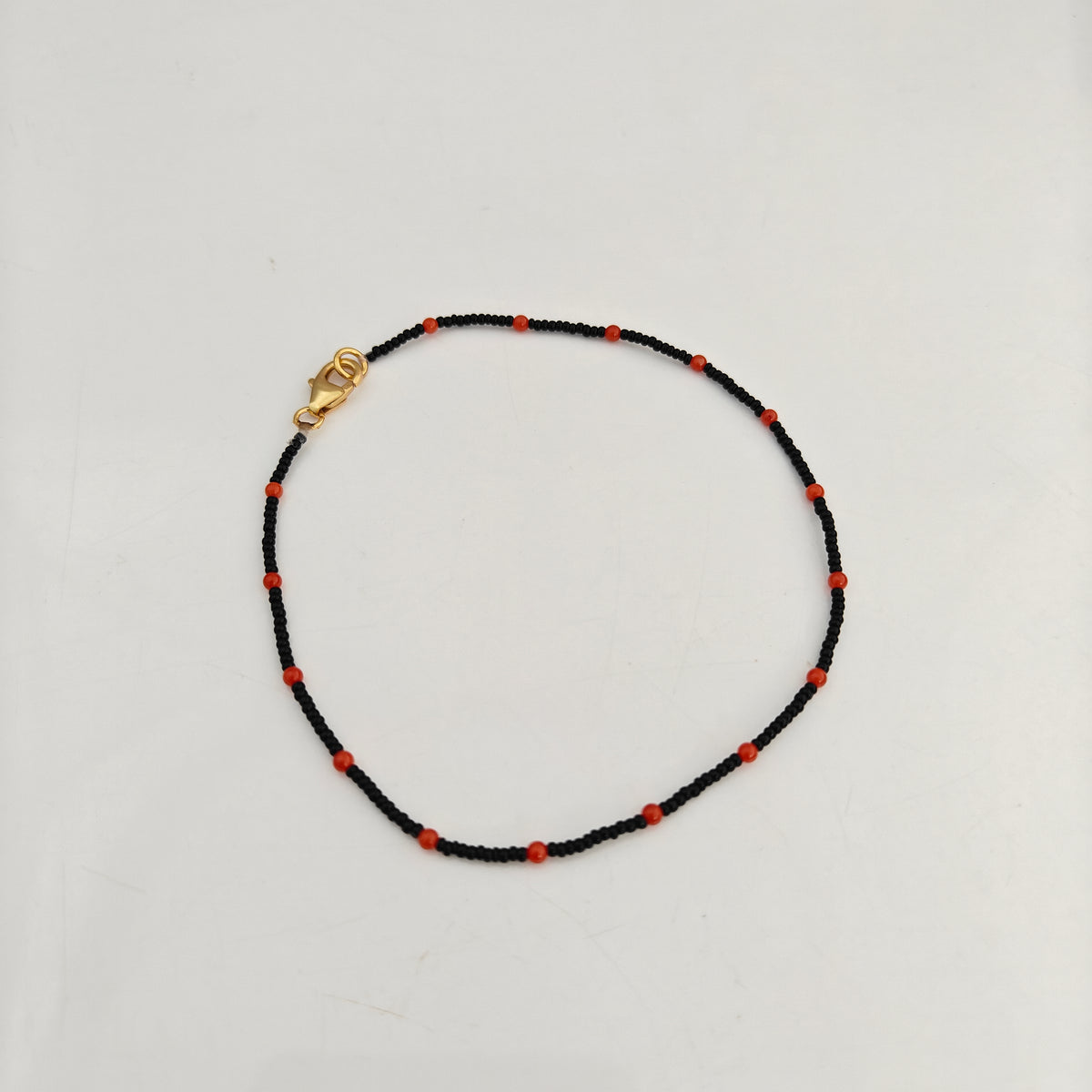 92.5 Silver with gold polish Anklets -RCH1374