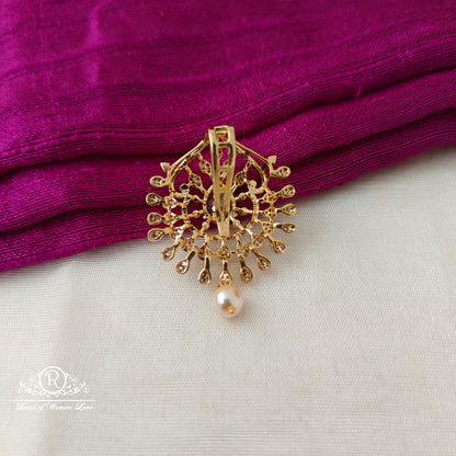92.5 SILVER Diamond Finishing Pendant-RCSB011