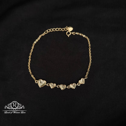 92.5 SILVER GOLDBRACELET -RCG349