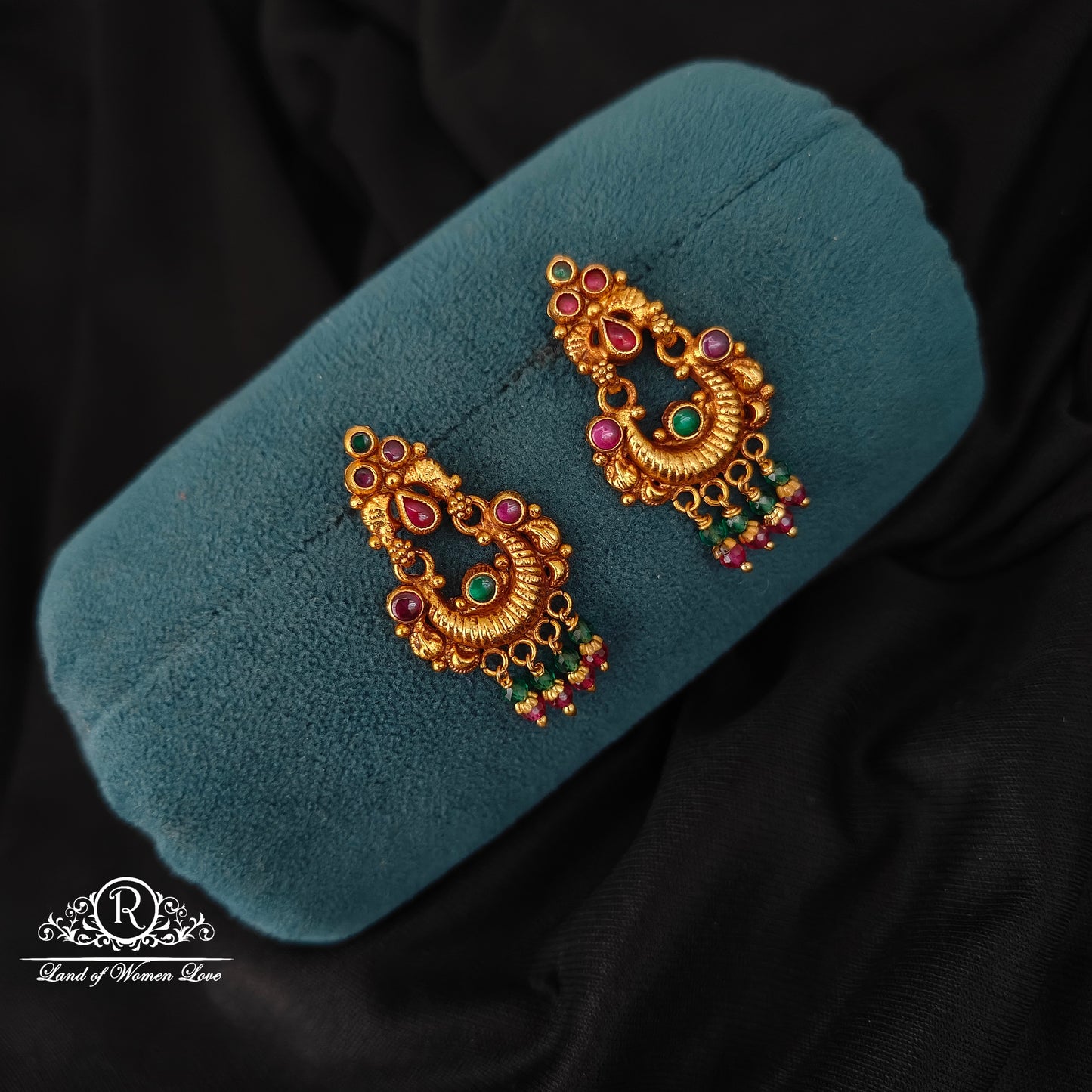 92.5 SILVER CHANDBALI EARRINGS-RCJR1055