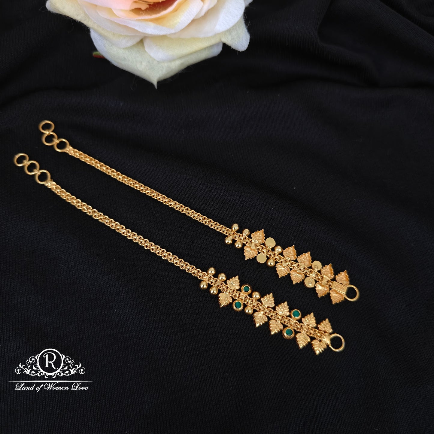 92.5 Silver Plain long Model Earchains-RCJR1147