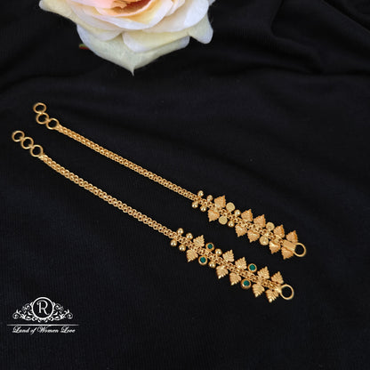 92.5 Silver Plain long Model Earchains-RCJR1147