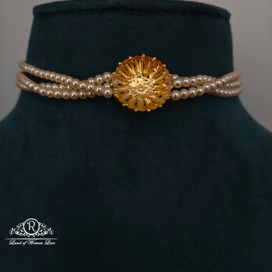 92.5 SILVER PEARL CHOCKER-RCH1069